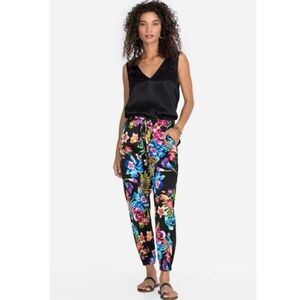 Johnny Was Aruba Genvieve iris floral Jogger